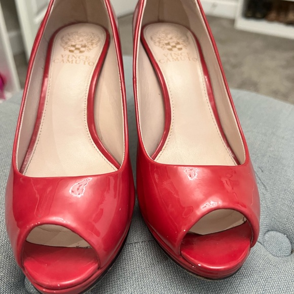 Hot pink 👠 Vince Camuto peep toe 6.5 - Picture 3 of 5